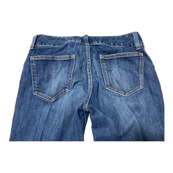 Gap Jeans Ultra Low Rise Cropped Medium Wash Denim Women's 4 Regular EUC - Picture 4 of 8